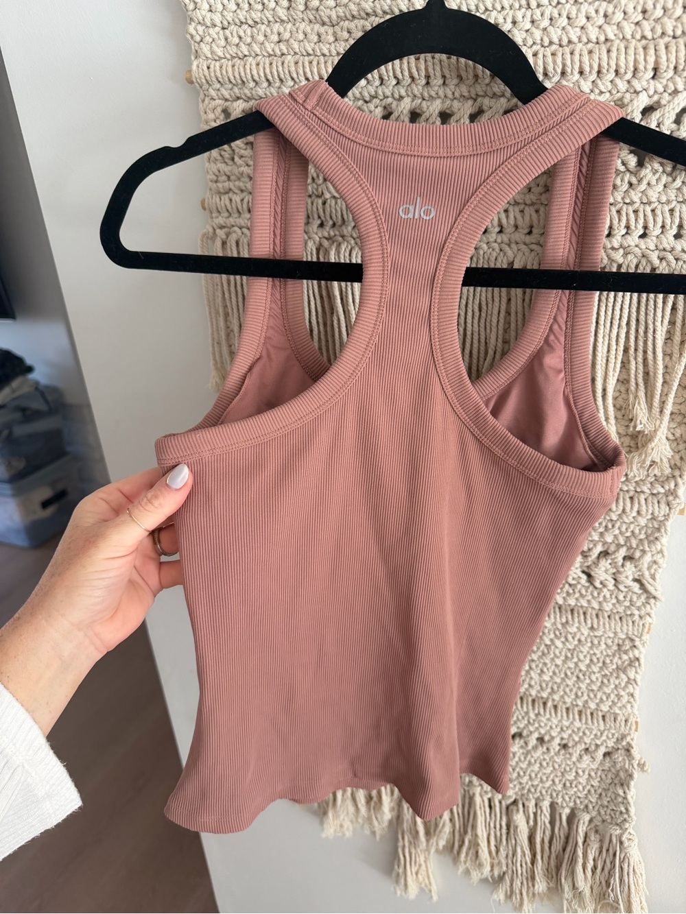 Alo Yoga Ribbed Support Tank - Picture 4 of 5
